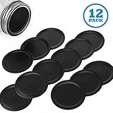 Erasable Chalkboard Mason Jar Lids by VersaChalk - Pack of 12