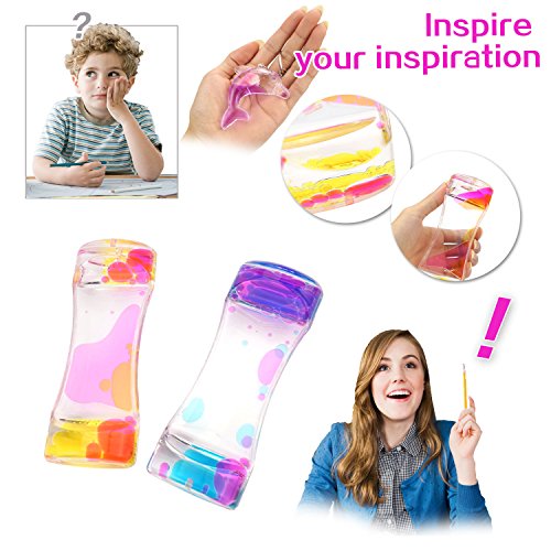 Liquid Motion Bubbler for Sensory Play, Relaxing Bubble Motion Autism ADHD Fidget Toy, Calming Toy, Sensory Visual Relaxation Desk Toy, Assorted Colors - Thumbnail 3
