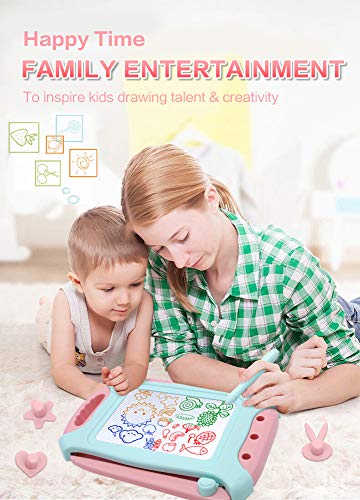 Magnetic Drawing Board for Toddlers,Travel Size Toddlers Toys A Etch Toddler Sketch Colorful Erasable with One Carry Bag Boys Girls Age of 2 3 4 5 6