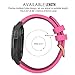 Bands for SAMSUNG Gear S3 Frontier / Classic Watch Silicone Bracelet Rose Gold Buckle, Sports Silicone Band Strap Replacement Wristband For Samsung Gear S3 Frontier / S3 Classic (Blush Pink-RGB)