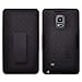 Samsung Galaxy Note Edge Case, Black Belt Clip Holster Armor Protective Case, Defender Cover (Black, Includes HD CLear Screen Protector and Touch Sensitive Stylus Pen) (BLACK HOLSTER SHELL COMBO)