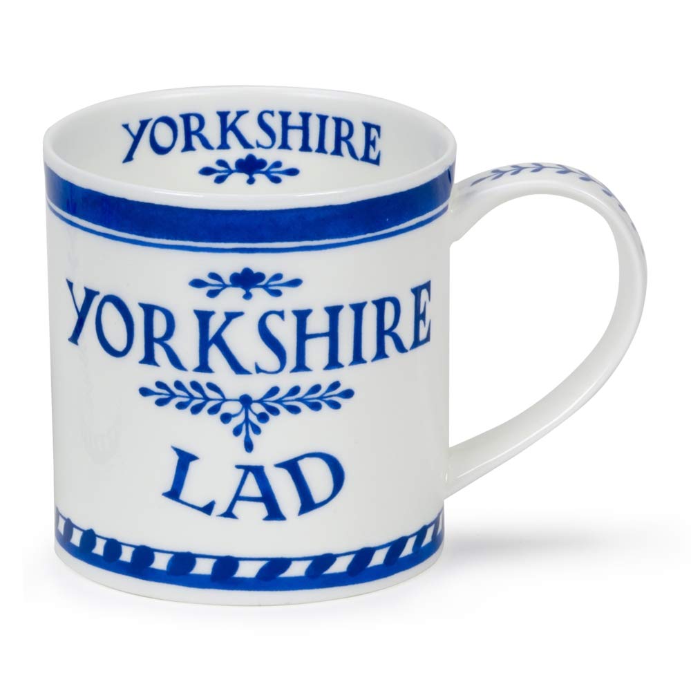 Yasirona OR-York-LD Yorkshire Lad Staffordshire Fine Bone China Mug - Orkney Shape 0.35l