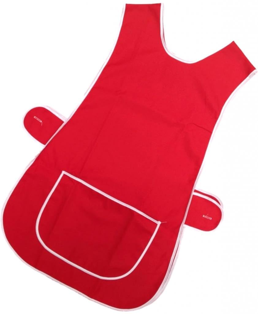 NEW LADIES TABARD TABBARD APRON WITH POCKET PLUS SIZE BIG KITCHEN