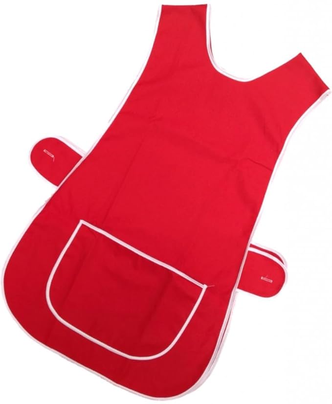 NEW LADIES TABARD TABBARD APRON WITH POCKET PLUS SIZE BIG KITCHEN