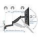 Monitor Wall Mount Bracket–Articulating Adjustable Gas Spring Single Arm Stand with VESA Extension Kit for 17 to 32 Inch LCD Computer Screens – VESA 75×75,100×100, 200×100, 200×200thumb 3
