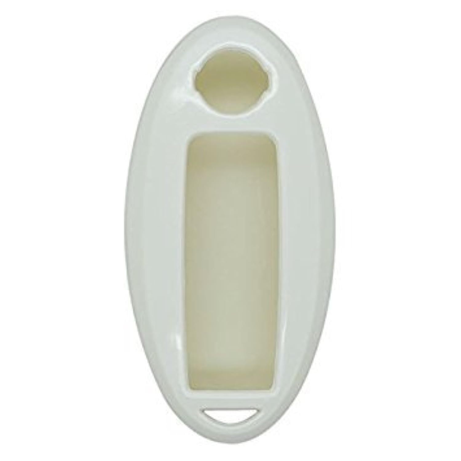 BROVACS Paint PVC Colour Shell Cover ABS Hard Case Holder Compatible with NISSAN Smart Remote Key Fob SV0500 White