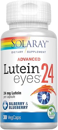 Amazon スーパールテインアイ 30粒 ルテイン24mg配合 海外直送品 Solaray社 ルテイン
