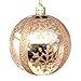 allgala XB93107 Luxury Glitter Rich Decoration Christmas Tree Ornament Balls (Pack of 6, 3 Inch, Rose Gold)