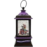 Kurt Adler 9-Inch Battery-Operated Disney&copy; Nightmare Before Christmas Jack and Sally Spinning Musical Light-Up Lantern