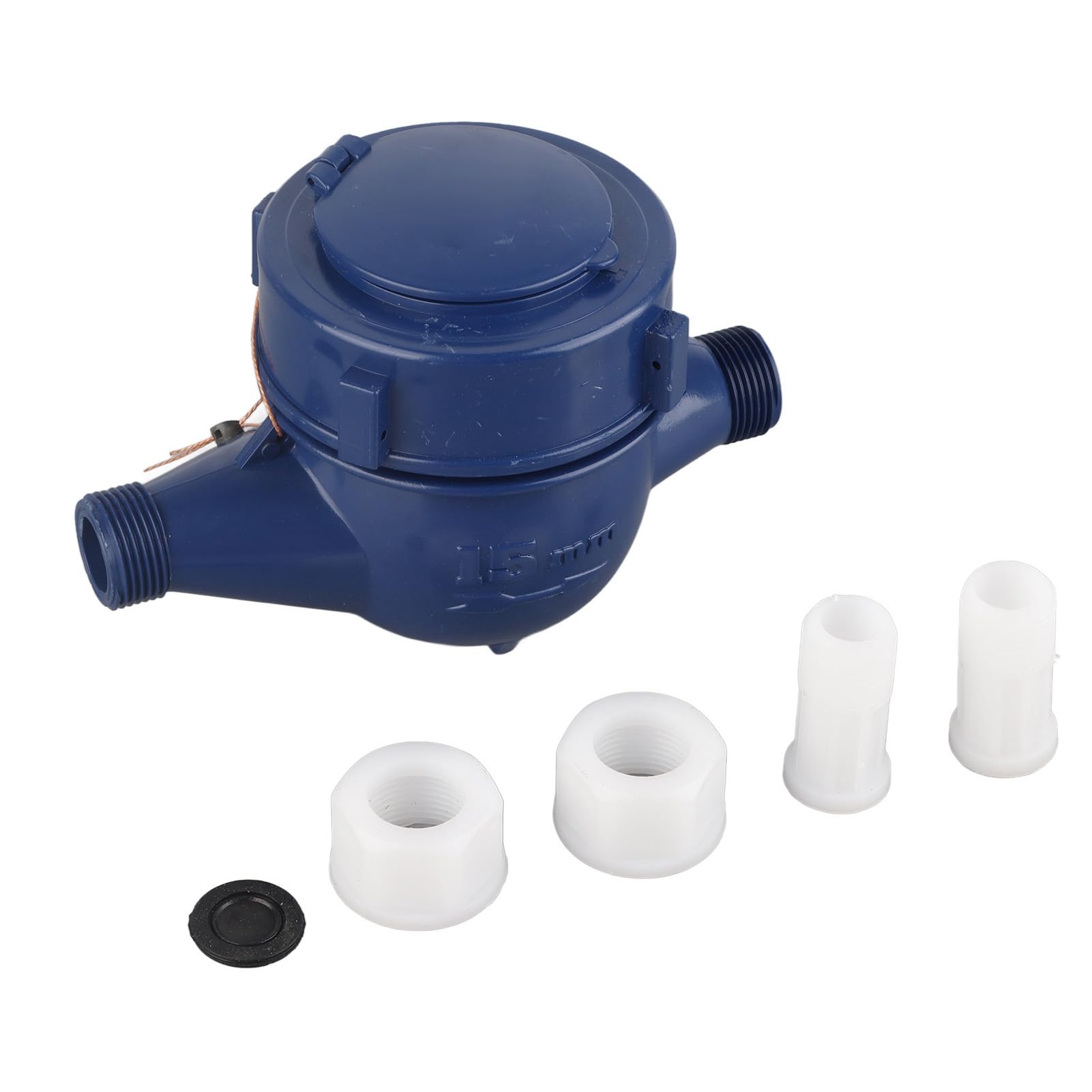 Plastic Cold Water Meter,DN15 Garden Home Cold Water Meter Single Water Dry Table Measuring Tool