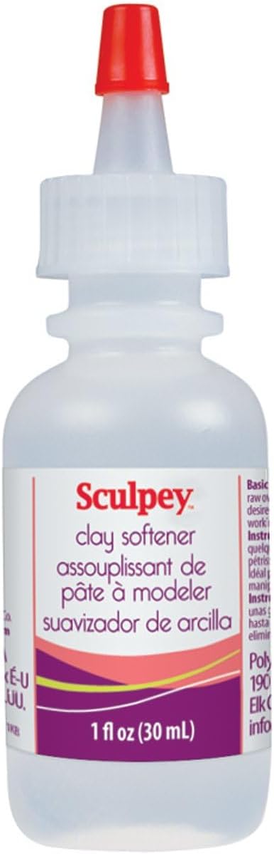 Sculpey Clay Softener & Thinner 1 fl oz 30 mL Polymer Clay Softener
