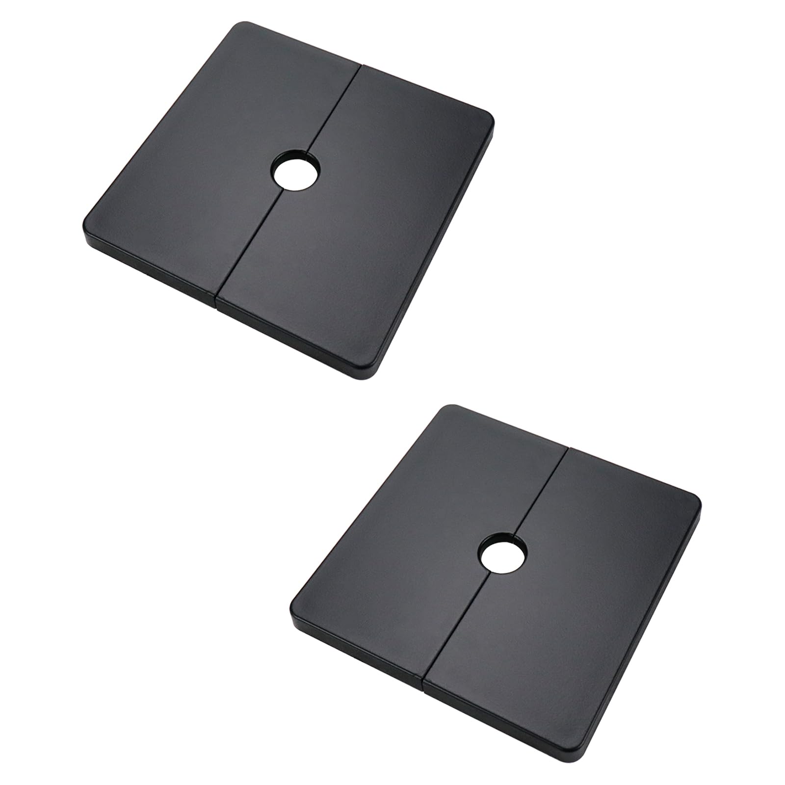 Tsnamay 2 Pcs Wall Split Flange, ABS Square