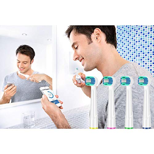 KHBD Replacement Heads Compatible with Oral B Braun Toothbrushes