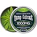 Premium Hemp Balm - Ultra Strong Natural Pain Relief - 1000mg Hemp Extract - Rosemary & Hemp Oil - Anti-Inflammatory for Joint & Muscle, Arthritis Pain - Fast Acting Hemp Salve - Made in USA - Non-GMO