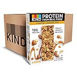KIND Protein Bars, Toasted Caramel Nut, Gluten Free, 12g Protein,1.76oz, 24 count