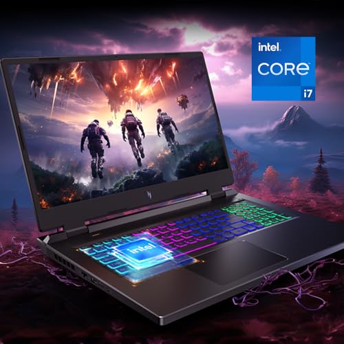 Acer Nitro 17 Gaming Laptop | Intel Core i7-14650HX | NVIDIA GeForce RTX 4060 Laptop GPU | 17.3