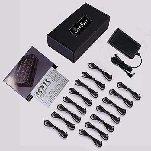 SanJune Guitar Isolated Pedal Power Supply 15 DC Outputs Fully Isolated