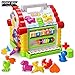 HOMOFY Baby Toys Colorful Musical Baby Little Fun House Lights & Music,Multi Games, Animal Geometric Blocks Learning Educational Toys Girls,Boys,Toddlers Babies
