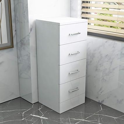 Wonderlife Bathroom Floor Cabinet Cupboards With Drawer Floor