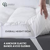 Casabella Small Double 4 Inch Mattress Topper Microfiber Hypoallergenic 122x190 view 2