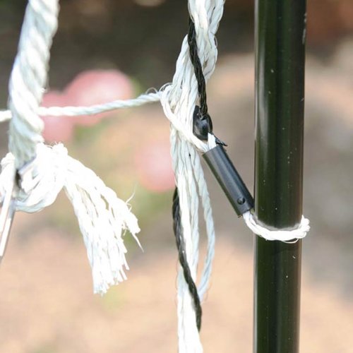 Powerfields P-75-W Electric 32-Inch Sheep Fence-Netting, 32-Inches Tall X 164-Feet Long Netting, 15 Line Post, 19 Stakes, 2 Tie-Down cords, Repair Kit, White Netting - Thumbnail 4