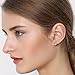 OwMell Cool Handmade Single Nose Ring Ear Cuff Earring Clip Coiled S925 Sterling Silver 3 Ways to Wear