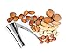 Nutcracker tool by Zexelo - Metal Nutcracker - Gadget Set for Home Kitchen - Nut Cracker Tool for Hazelnuts - Pecans - Peanuts - Pistachio - Stainless Steel Heavy Duty Nutcracker Nut Sheller