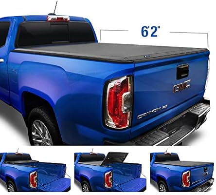 Tyger Auto T3 Tri Fold Truck Tonneau Cover 6 2 Bed Soft Top Black Tg Bc3c1040 Buy Online At Best Price In Uae Amazon Ae