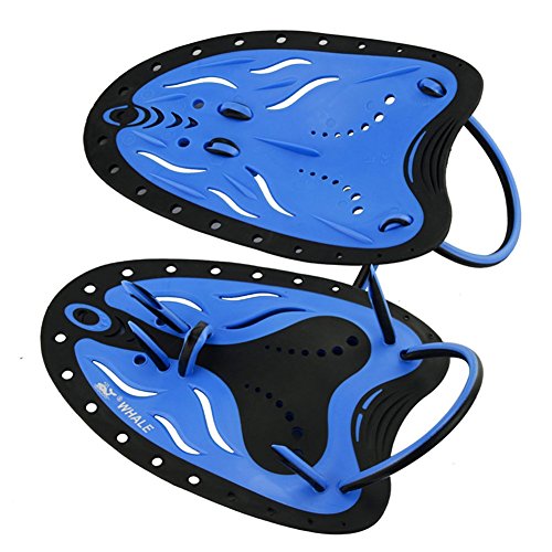 Whale Swim Training Hand Paddles Adjustable Strap Swimming Hand Paddle Youth/Adults for Tubing