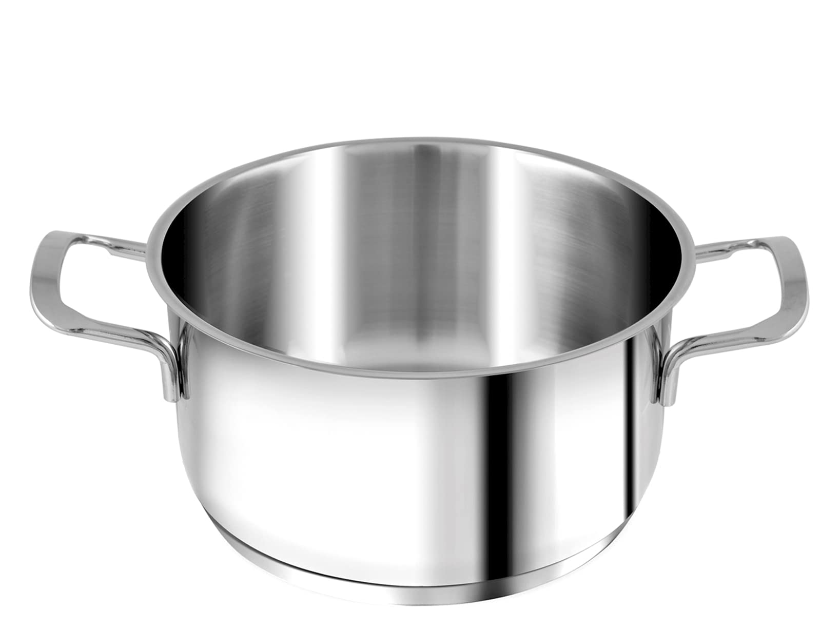 H&h Casseruola INOX elody Fondo inducion 2 manici 22 cm lt4