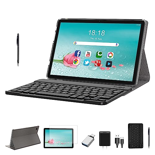 2023 Newest 2 in 1 Tablet, 10 inch Tablet, 128GB