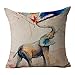 Onker Cotton Linen Square Decorative Throw Pillow Case Cushion Cover 18