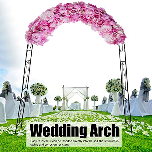 Estink Rosenbogen / Kletterpflanzen aus Eisen, Gartenbogen, Dekoration für den Garten, Bogen, Pflanzen, für Hochzeiten… – Bild 4