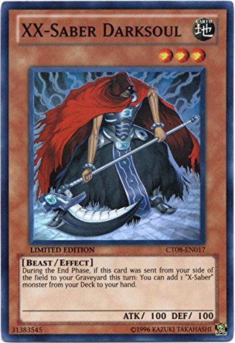 Yu-Gi-Oh! - XX-Saber Darksoul (CT08-EN017) - 2011 Collectors Tins - Limited Edition - Super Rare