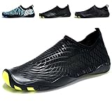 Ceyue Mens Womens Water Shoes Quick Dry Swim Shoes Sports Aqua Shoes with 14 Drainage Holes