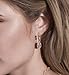 A+O Elegant Teardrop Cubic Zirconia Crystal Earrings in Silver, Gold, Rose Gold (Gold)