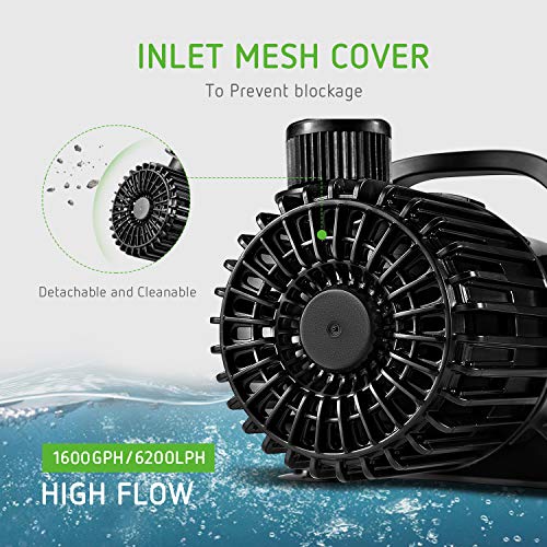 1 VIVOSUN+Submersible+Pump100W+Waterfall+Hydroponic