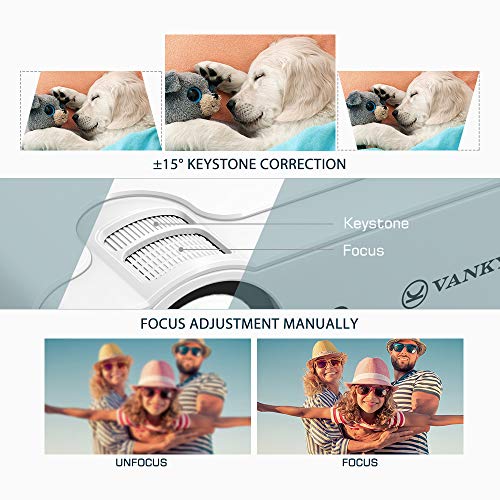 VANKYO Leisure 430 (2020 Upgraded ) Projector, Mini Video Projector with 50,000 Hours LED Lamp Life, 236