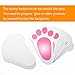 KUUQA Easter Bunny Footprint Rabbit Feet for Kids Easter Party Game Egg Hunt Game 18 x 12cm (40 Pieces)