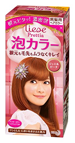 PRETTIA Kao Bubble Hair Color, Jewel Peach 11, 3.38 Fluid Ounce