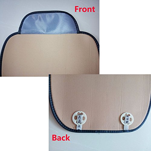 EDEALYN New Universal Antiskid Car Seat Cushion Seat Cover Pad Mat for Auto Accessories Office Chair Cushion Four Seasons General,1 PCS (Pink) - Thumbnail 2