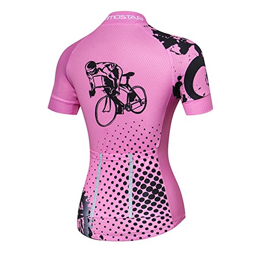 Weimostar Women's Cycling Jersey Short Sleeve Ladies Bike Jersey