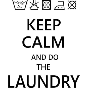 Amazon.com: Sticker Perfect Keep Calm and do The Laundry ...