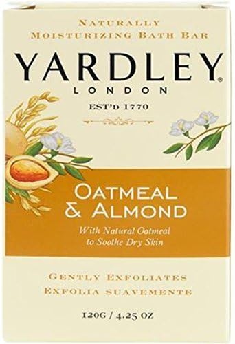 Yardley Oatmeal and Almond Bar Soap, 4.25 Ounce by Yardley