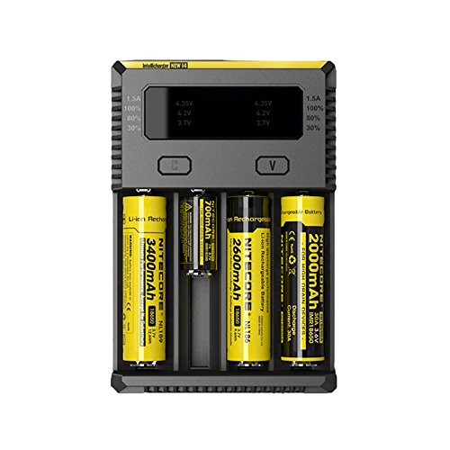 Nitecore new i4 intelligent charger for li-ion ni-mh aa…