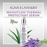 Design Essentials Agave Lavender Thermal Protectant Serum Heat Protection 109ml view 3