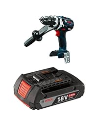 Bosch HDH183B 18 V EC sin escobillas 1 2 pulgadas. Taladro de martillo destornillador (herramienta bare), azul