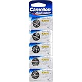 Yanwein 5 Pack Replacement CR2016 Lithium Batteries for the Safe Step LED Clip On Shoe Lights