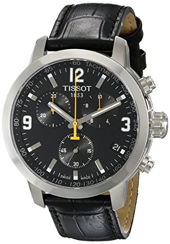 Tissot men s tist0554171605700 prc 200 chronograph stainless stee…