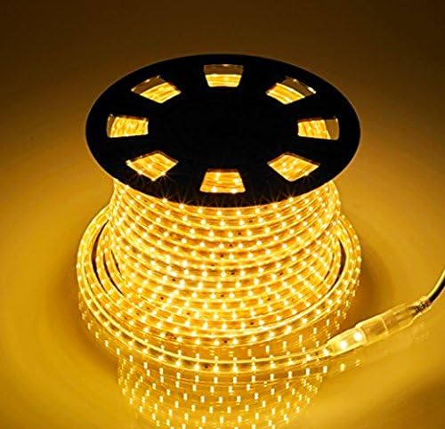 Manthan Water Proof LED Rope Light for Decoration (Warm White, 10 mtr)